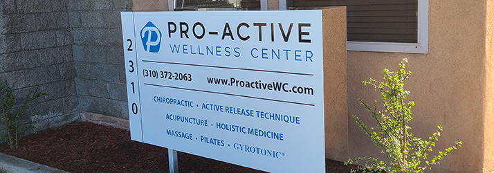 Chiropractic Redondo Beach CA Office Building Sign Chiropractic Redondo Beach CA Office Building Sign