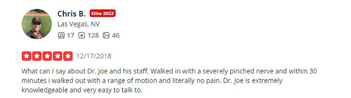 Chiropractic Redondo Beach CA Chris B Yelp Review